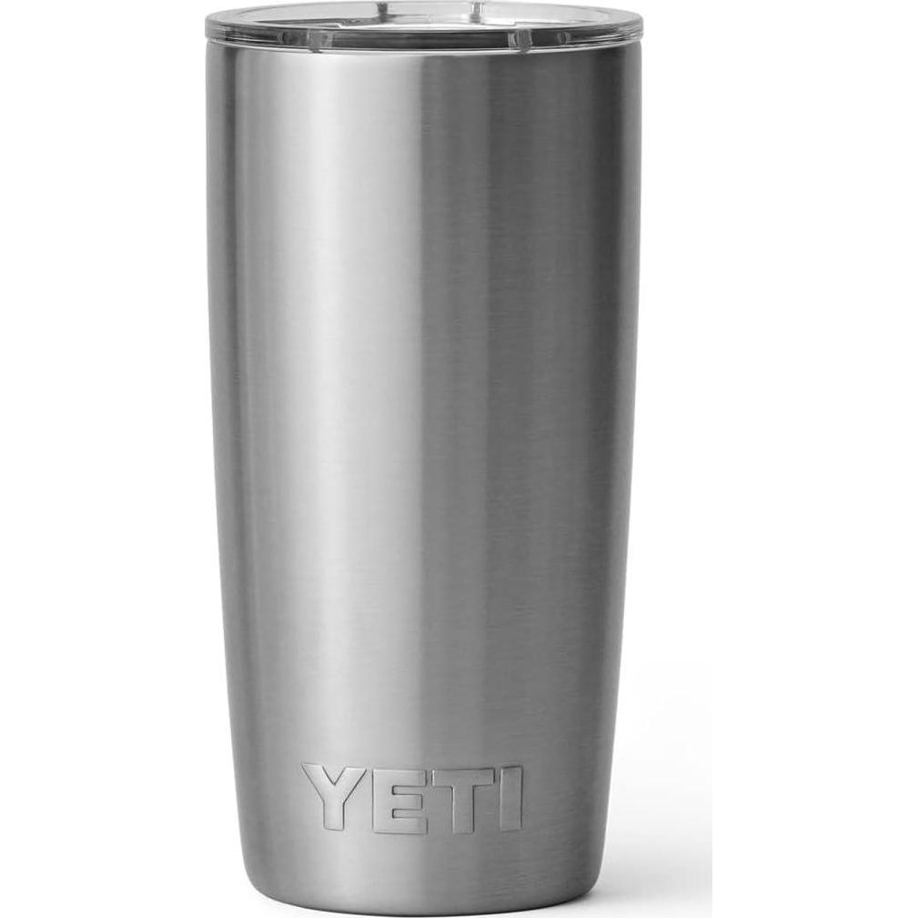 YETI Rambler 10 Oz Tumbler, Stainless Steel, Vacuum Insulated With MagSlider Lid, Stainless,888830082065