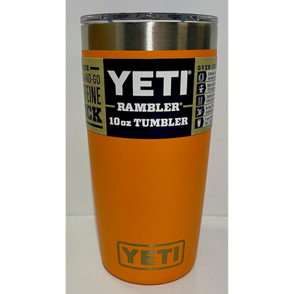 YETI Rambler 10 Oz Tumbler, Stainless Steel, Vacuum Insulated With MagSlider Lid, King Crab,888830328880