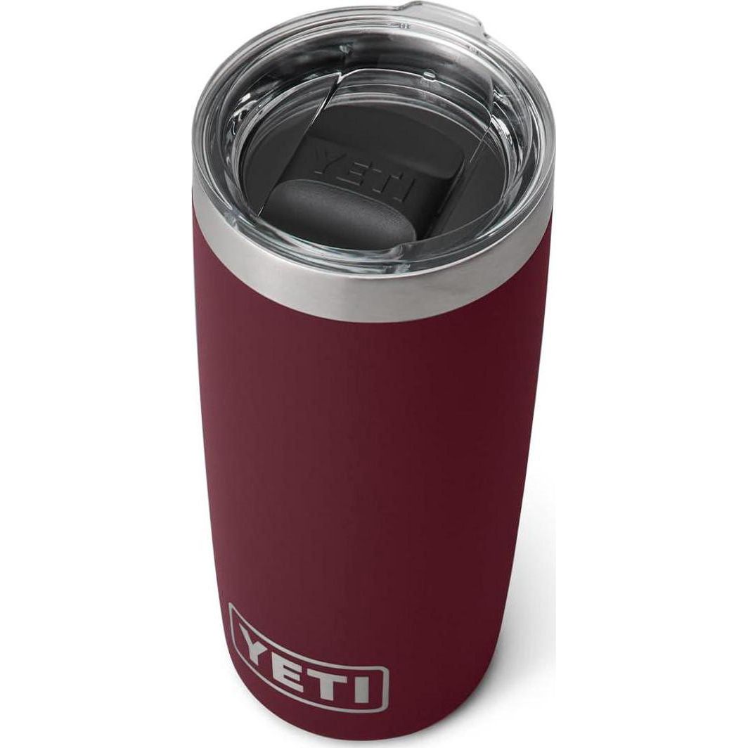 YETI Rambler 10 Oz Tumbler, Stainless Steel, Vacuum Insulated With MagSlider Lid, Wild Vine Red,888830340738