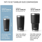 YETI Rambler 10 Oz Tumbler, Stainless Steel, Vacuum Insulated With MagSlider Lid, White,888830373668