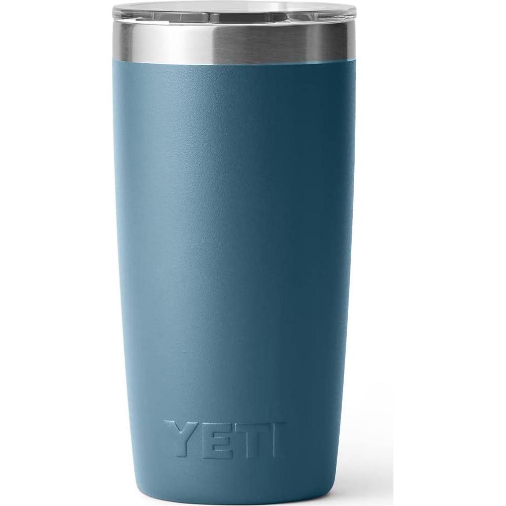 YETI Rambler 10 Oz Tumbler, Stainless Steel, Vacuum Insulated With MagSlider Lid, Nordic Blue,888830211496