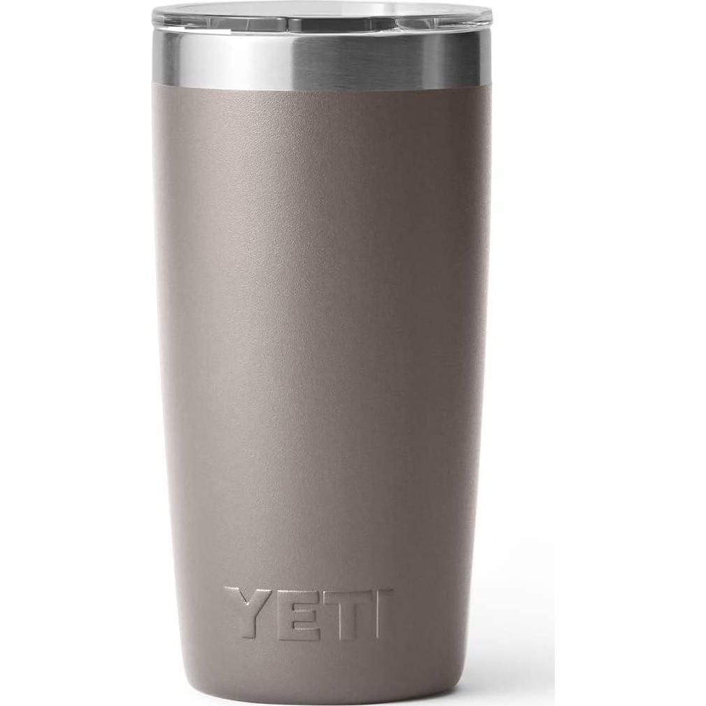 YETI Rambler 10 Oz Tumbler, Stainless Steel, Vacuum Insulated With MagSlider Lid, Sharptail Taupe,888830130278