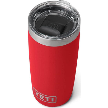 YETI Rambler 10 Oz Tumbler, Stainless Steel, Vacuum Insulated With MagSlider Lid, Rescue Red,888830229989