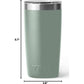 YETI Rambler 10 Oz Tumbler, Stainless Steel, Vacuum Insulated With MagSlider Lid, Sagebrush Green,888830074114