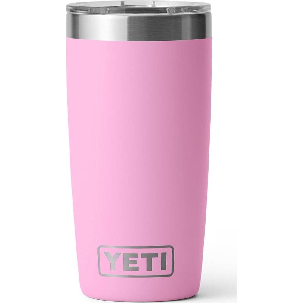 YETI Rambler 10 Oz Tumbler, Stainless Steel, Vacuum Insulated With MagSlider Lid, Power Pink,888830259498