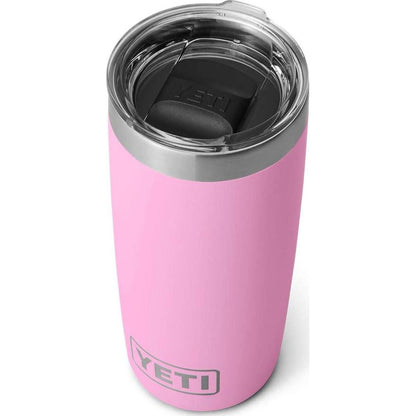 YETI Rambler 10 Oz Tumbler, Stainless Steel, Vacuum Insulated With MagSlider Lid, Power Pink,888830259498
