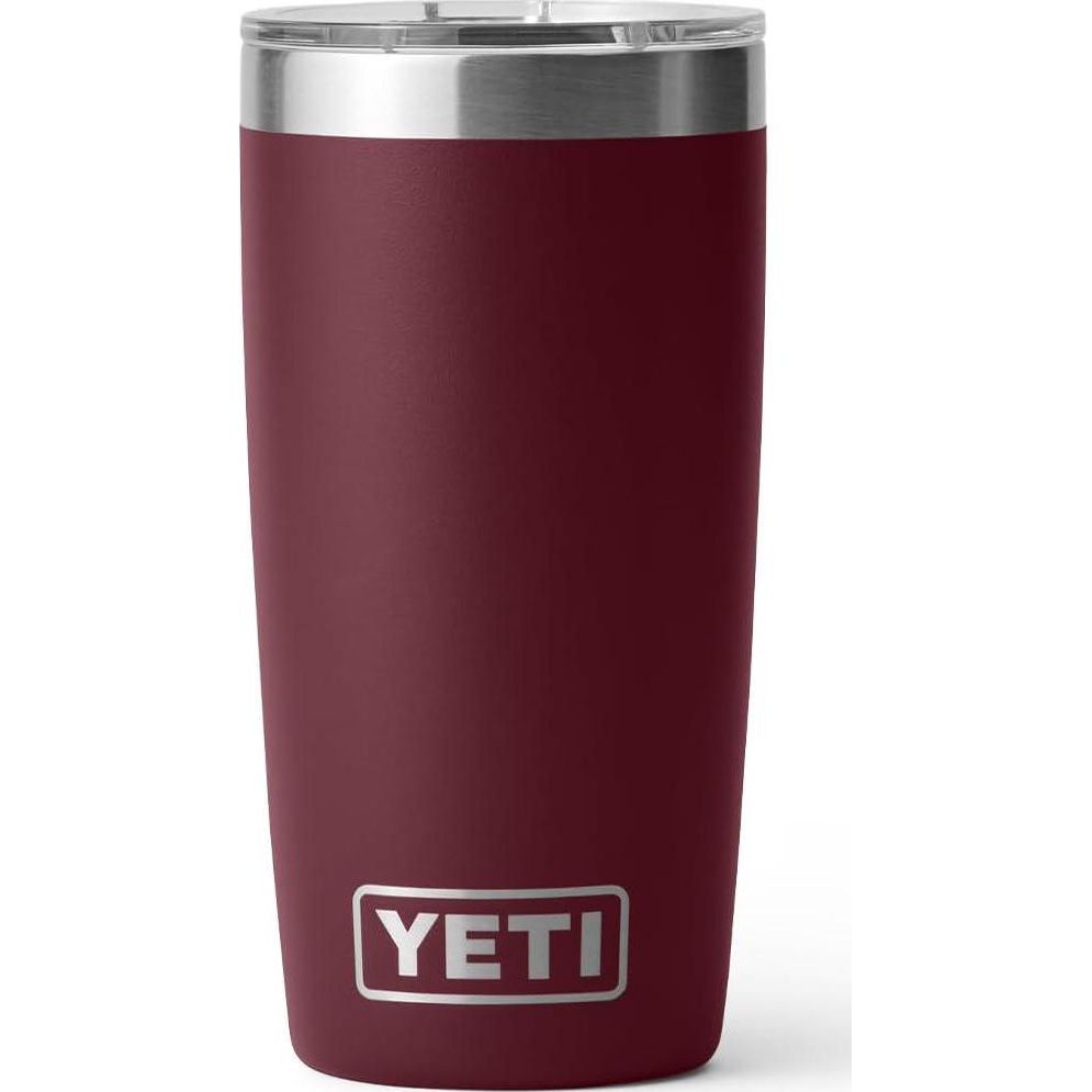 YETI Rambler 10 Oz Tumbler, Stainless Steel, Vacuum Insulated With MagSlider Lid, Wild Vine Red,888830340738