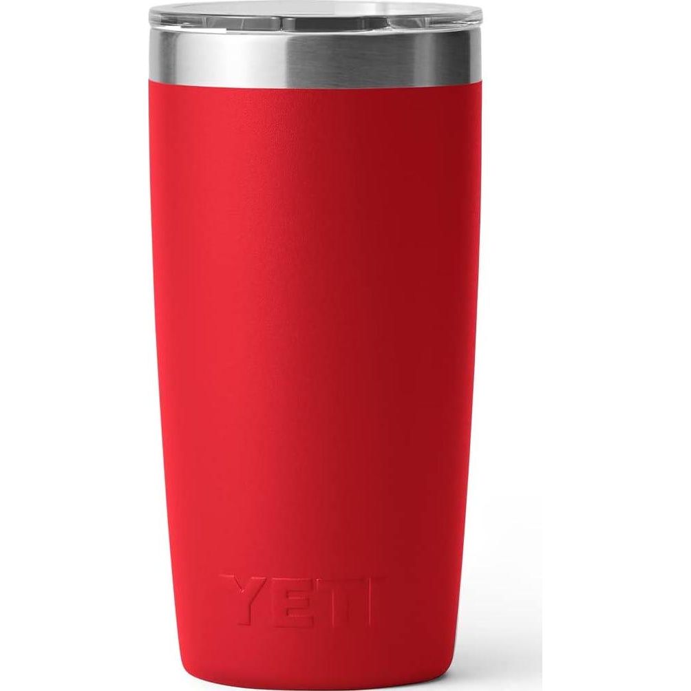 YETI Rambler 10 Oz Tumbler, Stainless Steel, Vacuum Insulated With MagSlider Lid, Rescue Red,888830229989