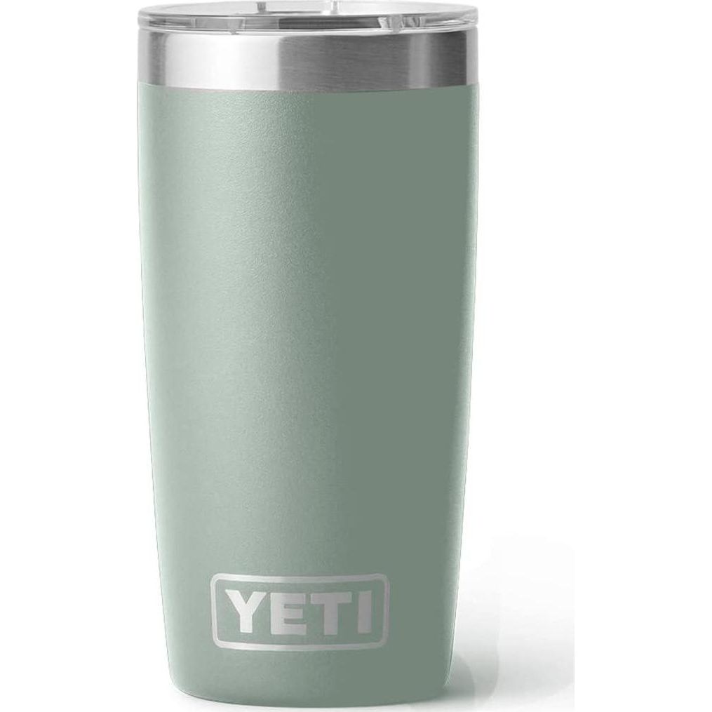 YETI Rambler 10 Oz Tumbler, Stainless Steel, Vacuum Insulated With MagSlider Lid, Sagebrush Green,888830074114