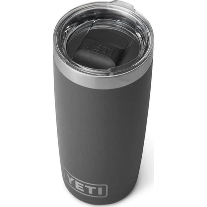 YETI Rambler 10 Oz Tumbler, Stainless Steel, Vacuum Insulated With MagSlider Lid, Charcoal,888830211700