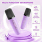 YLL Mini Karaoke Machine with 2 Mics Purple Gift for Girls Ages 3 to 12 Birthday Party Singing Toy