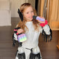 YLL Mini Karaoke Machine with 2 Mics Purple Gift for Girls Ages 3 to 12 Birthday Party Singing Toy