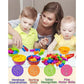 Yetonamr Counting Dinosaurs Montessori Toy for Kids Ages 3 to 5 Sensory Preschool Birthday Gift