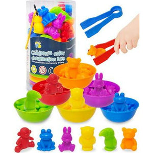 Yetonamr Counting Dinosaurs Montessori Toy for Kids Ages 3 to 5 Sensory Preschool Birthday Gift