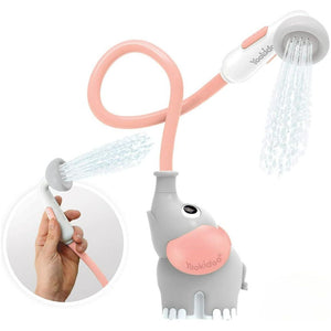 Yookidoo Baby Elephant Bath Toy Shower Head Rinser for Tub or Sink Pink