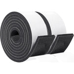 Yotache Foam Rubber Seal Strip Tape 2 In One Roll 2 Inch Wide X 1/4 Inch Thick, Foam Adhesive Strips Closed Cell Foam Tape Automotive Weather Stripping, Total 13 Feet Long,653846684356