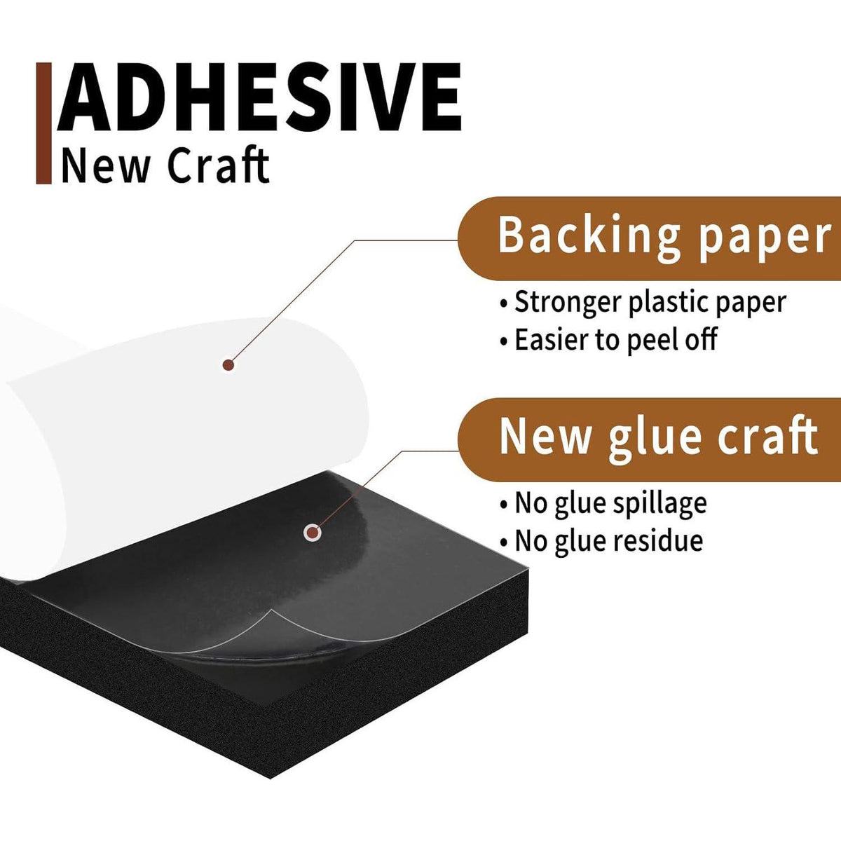 Yotache Foam Seal Tape 2 Rolls 1/2 Inch Wide X 3/8 Inch Thick, Self Adhesive Weather Stripping Insulation Foam Neoprene Weather Stripping, Total 13 Feet Long (2 X 6.5 Ft Each),
