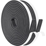 Yotache Foam Strips With Adhesive 2 Rolls Total 26 Feet Long 1/2 Inch Wide X 1/4 Inch Thick, Neoprene Weather Stripping High Density Foam Tape For Doors And Windows Insulation, 2 X 13 Ft Each,653846634504