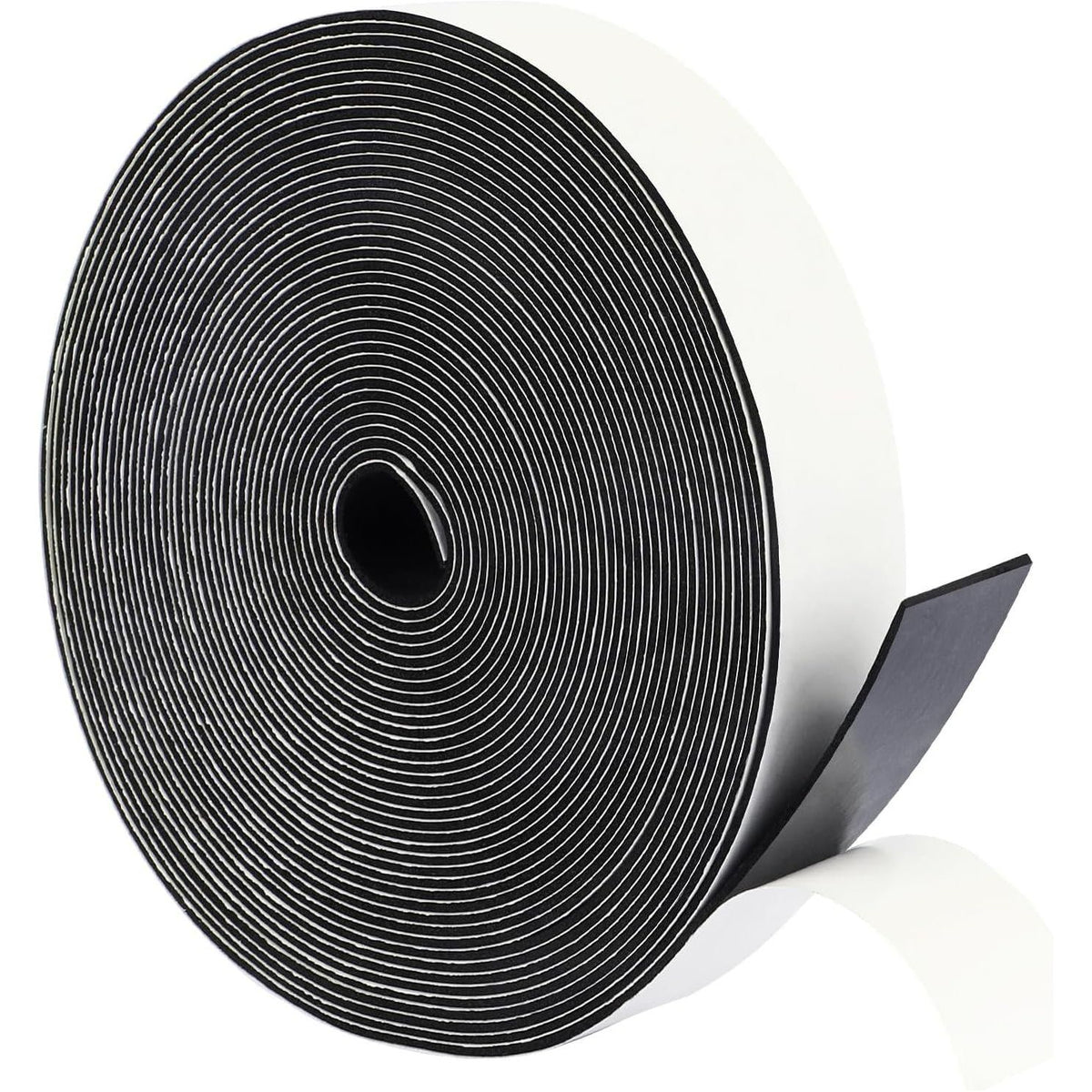 Yotache Foam Strips Adhesive 1/16 Inch Thick X 1 Inch Wide, 1.5mm Close Cell Foam Rubber Weather Stripping Tape Seal For Doors Insulation, Total 33 Feet Long,653846952783