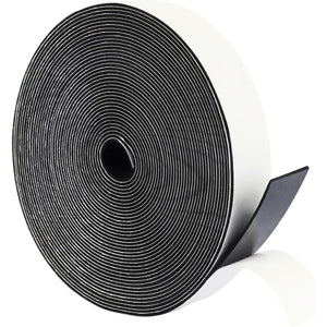Yotache Foam Strips Adhesive 1/16 Inch Thick X 1 Inch Wide, 1.5mm Close Cell Foam Rubber Weather Stripping Tape Seal For Doors Insulation, Total 33 Feet Long,653846952783