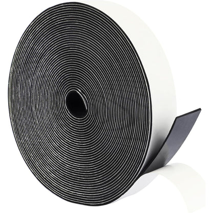 Yotache Foam Strips Adhesive 1/16 Inch Thick X 1 Inch Wide, 1.5mm Close Cell Foam Rubber Weather Stripping Tape Seal For Doors Insulation, Total 33 Feet Long,653846952783