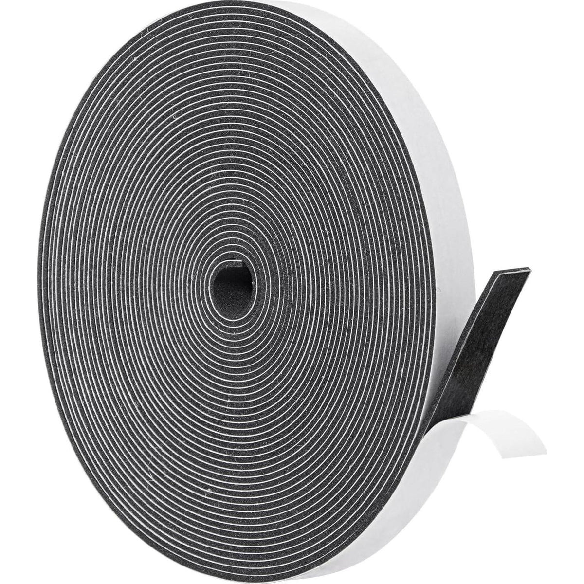 Yotache High Density Foam Tape Neoprene Weather Stripping 1/16 Inch Thick X (.50) 1/2 Inch Wide For Door Insulation, Soundproofing, Rattle, Total 33 Feet Long,653846952776