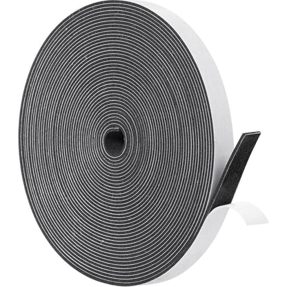 Yotache High Density Foam Tape Neoprene Weather Stripping 1/16 Inch Thick X (.50) 1/2 Inch Wide For Door Insulation, Soundproofing, Rattle, Total 33 Feet Long,653846952776