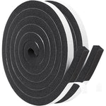 Yotache Window Insulation Weather Stripping 2 Rolls 1/2 Inch Wide X 1/2 Inch Thick, Closed Cell Foam Tape Adhesive Rubber Seal Strip, Total 13 Feet Long (2 X 6.5 Ft Each),
