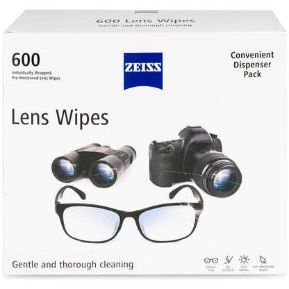 Zeiss Pre-Moistened Lens Cleaning Wipes, 600 Count
