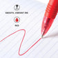 Zebra Pen Z-Grip Retractable Ballpoint Pen, Medium Point, 1.0mm, Red Ink, 12-Count,