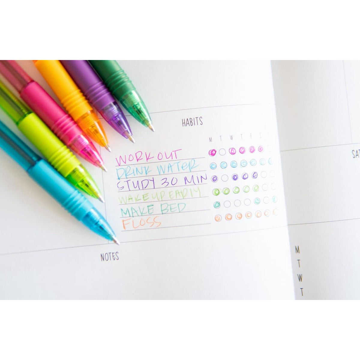 Zebra Pen Z-Grip Retractable Ballpoint Pen, Medium Point, Assorted Ink, Plus Z-Grip Mechanical Pencil, Medium Point, HB #2, Graphite, 18-Pack. (23618),