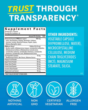 Zenwise Health Zenwise Health Digestive Enzymes And Bromelain For Gut Health - Probiotic Multi Enzymes With Prebiotics And Probiotics For Women And Men For Digestive Health And Bloating Relief For Digestion -45 CT