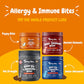 Zesty Paws Dog Allergy Relief Chews, Skin & Ear Support, Probiotics, 90 Ct, PB Flavor