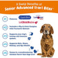Zesty Paws Senior Dog Multivitamin Treats with Glucosamine and Probiotics Chicken Flavor 90 Count