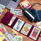 Zhengmy Tarot Card Cloth Set, 2 Pcs, Velvet Wrap + Pouch, Black, For Oracle Deck Storage & Tarot Spread Protection
