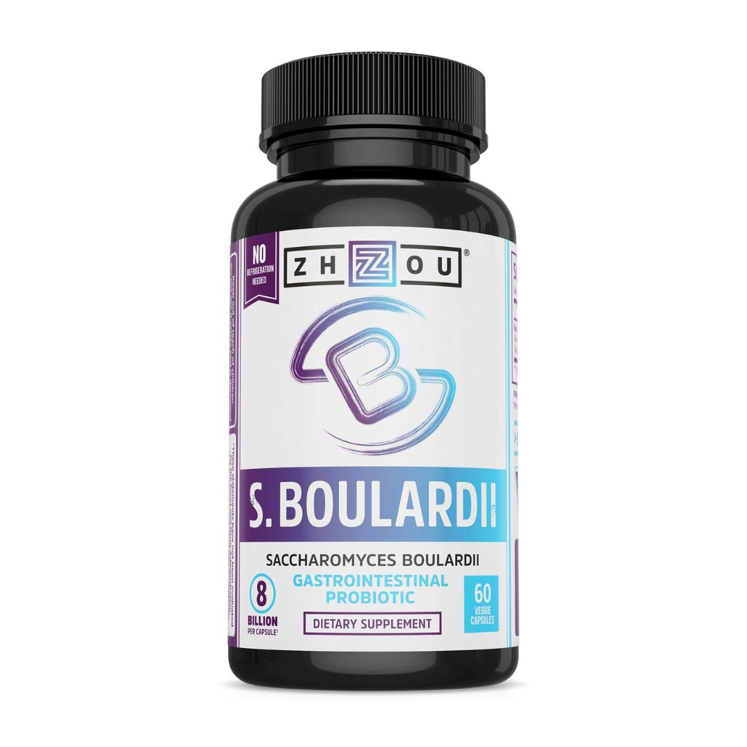 ZHOU Saccharomyces Boulardii 60 Veg Capsules,669191820165