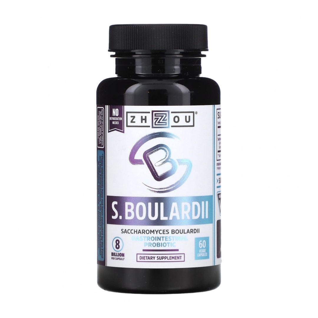 ZHOU Saccharomyces Boulardii 60 Veg Capsules,669191820165