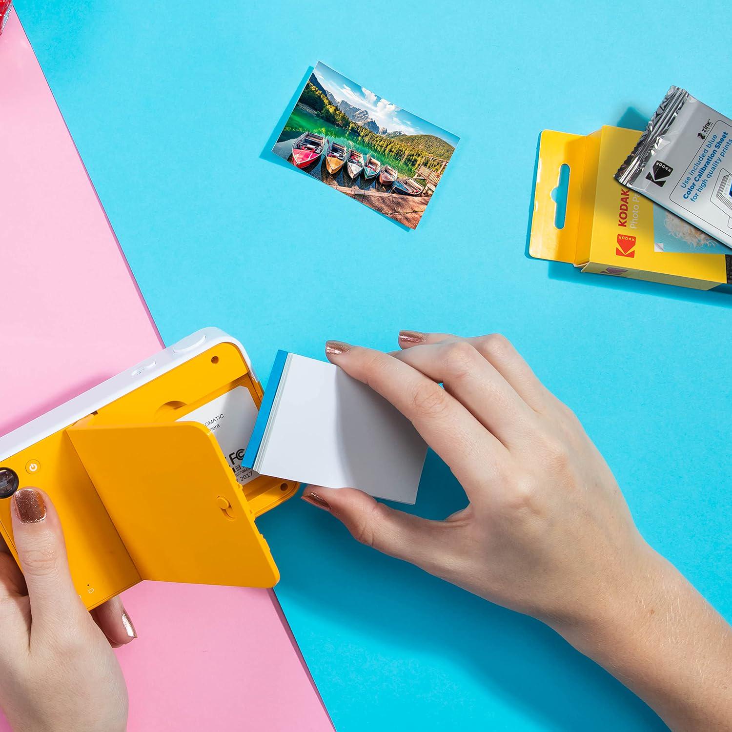Zink KODAK 2 X3 Premium Photo Paper (20 Sheets) Compatible With KODAK Smile, KODAK Step, PRINTOMATIC,