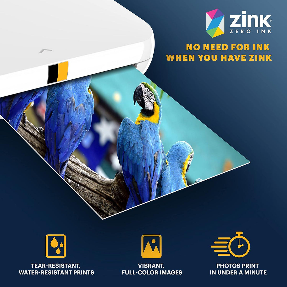 Zink KODAK 2 X3 Premium Photo Paper (100 Sheets) Compatible With KODAK PRINTOMATIC, KODAK Smile And Step Cameras And Printers(Packaging May Vary),