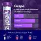 Zipfizz Daily Energy Drink Powder, Grape Flavor, 20-Pack, Sustained Energy, Rapid Hydration, Sugar-Free, Vitamin B12 & Antioxidants