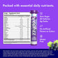 Zipfizz Daily Energy Drink Powder, Grape Flavor, 20-Pack, Sustained Energy, Rapid Hydration, Sugar-Free, Vitamin B12 & Antioxidants