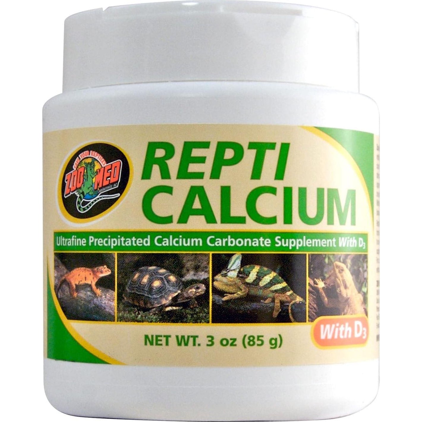 Zoo Med Repti Calcium With D3 Reptile Supplement,