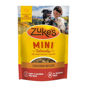 Zuke’s Mini Naturals Dog Training Treats Real Chicken Recipe 16 oz Resealable Pouch