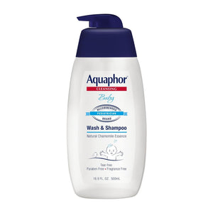 Aquaphor Baby Natural Chamomile Essence Cleansing Wash & Shampoo 500ml