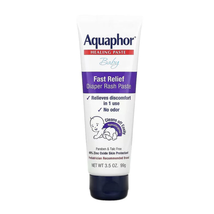 Aquaphor Baby Fast Relief Diaper Rash Healing Paste 99g,072140026615