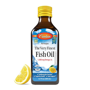 Carlson Norwegian The Very Finest 1600mg Omega-3s Fish Oil Syrup 200ml