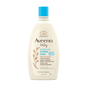 Aveeno Baby Sensitive Skin Oat Extract Bubble Bath 568ml