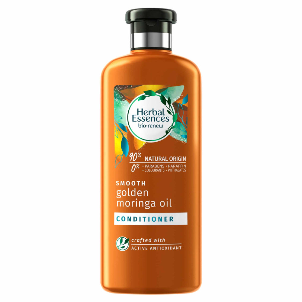 Herbal Essences Bio:Renew Golden Moringa Oil Smooth Shampoo & Conditioner 400ml,8001090222756,