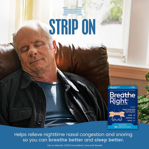 Breathe Right Original Tan Large Nasal Strips 30 Count