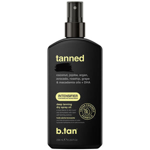 B.TAN B.tan Tanning Oil | Get Tanned Intensifier Dry Spray - Fast, Dark Outdoor Sun Tanner From Tan Accelerating Actives, Packed With Moisturizing Oils, No SPF, Austrailian Brand, 8 Fl Oz